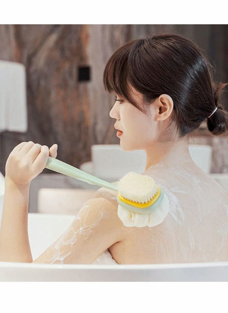 Y&D Shower Scrubber, Double Side Back Scrubber with Long Handle  - Image 4
