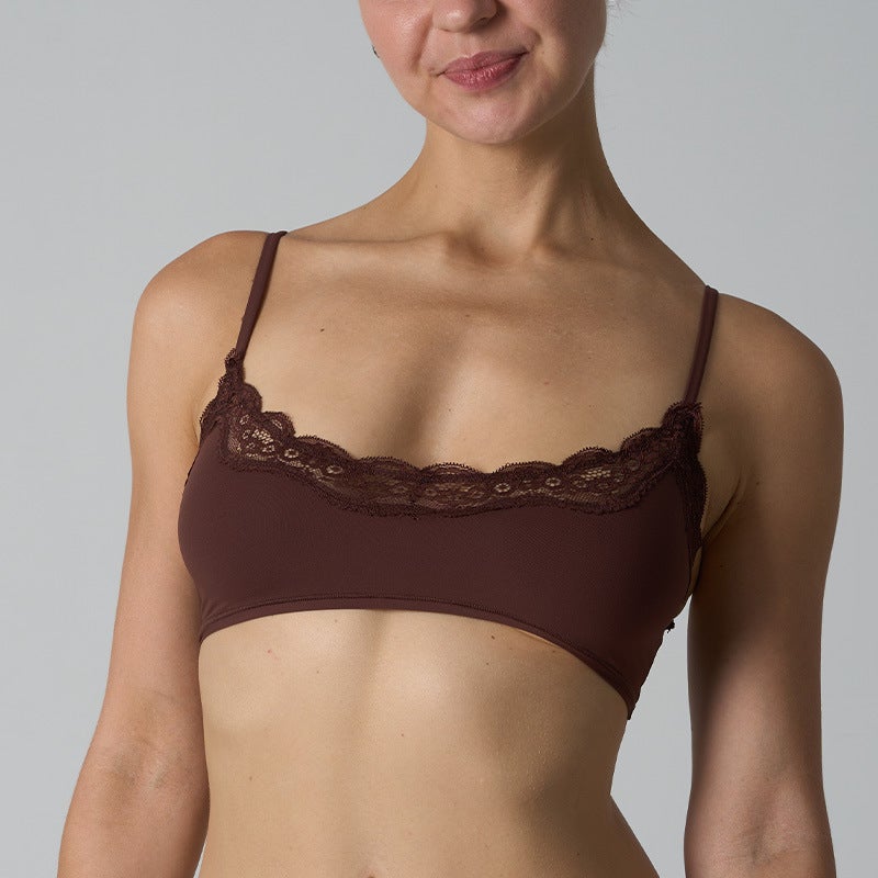 Summer Thin Lace Underwear Pure Want Small Big No Steel Ring Bra Suit - Image 1