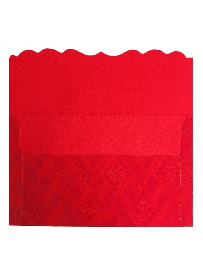 Fonsie cash shagun fancy design envelopes pack of 100 for gifting money on wedding gift, baby shower gift, shagun, family gatherings(red). - Image 5