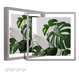 Egofine 8x8 Floating Frames Set of 2  Double Glass Picture Frame  Made of Solid Wood Display Any Size Photo up to 8x8  Wall Mount or Tabletop Standing  Light Grey - pzsku/Z31AE5A8759191FBF346DZ/45/1749717954/781c055f-e394-4d29-8bb7-2430ea3977f1