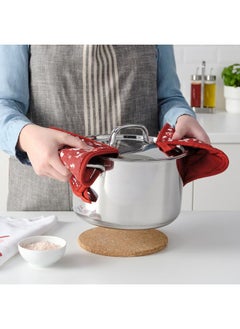 Zaboon Pot Holder, Patterned/Red, 19X19 Cm  - Image 2