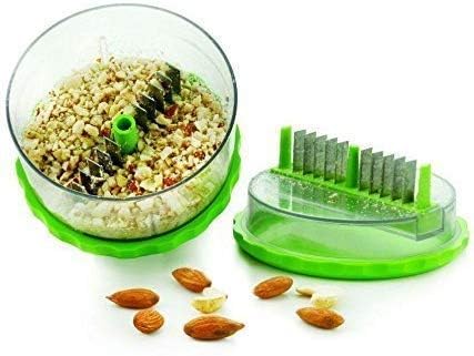JANTA PLASTICS JANTA PLASTICS Multi Crusher for GingerGarlic Press Chopper Crusher Chilli Ginger Dry Fruits Chopper with Stainless Steel Blades Kitchen Tool  - Image 1