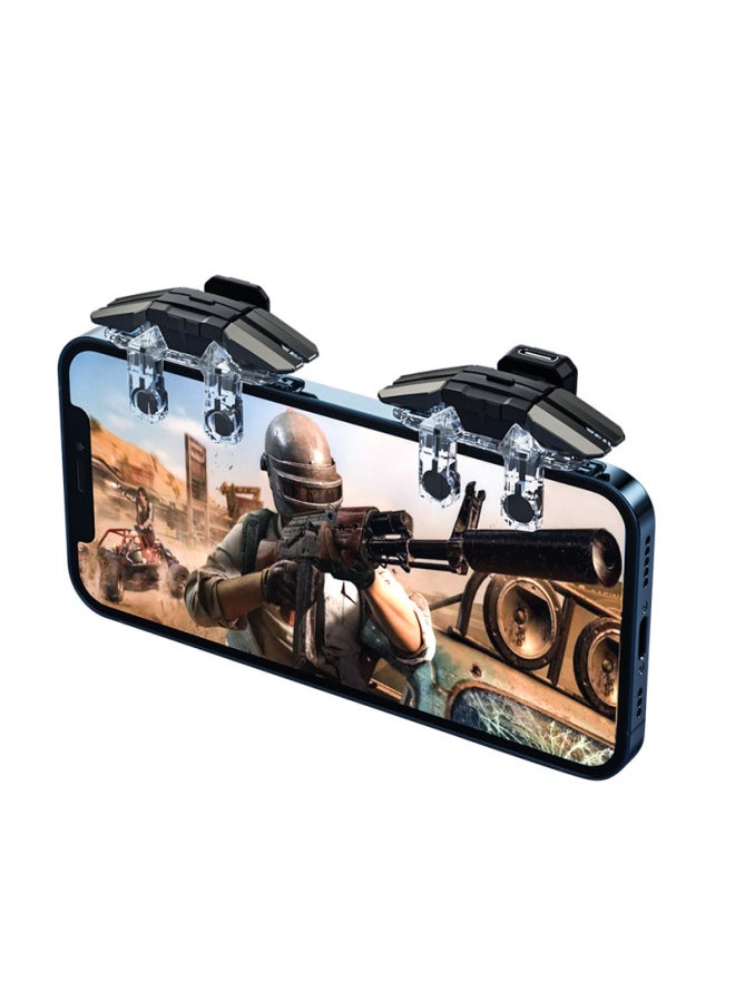 Neutral Tremolo New Chicken Eating Artifact Six-finger Button Quick-fire King Game Handle Mobile Phone Universal Spot - Image 4