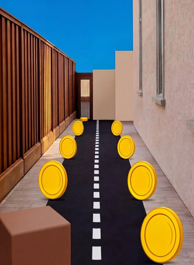 Breling 24 Pcs Super Brothers Party Decoration Include 10 ft Racetrack Mat 9.8 Inch Goldcoin Cartoon Video Game Birthday Party Favor for Game Baby Shower Favor Room Gaming - Image 5