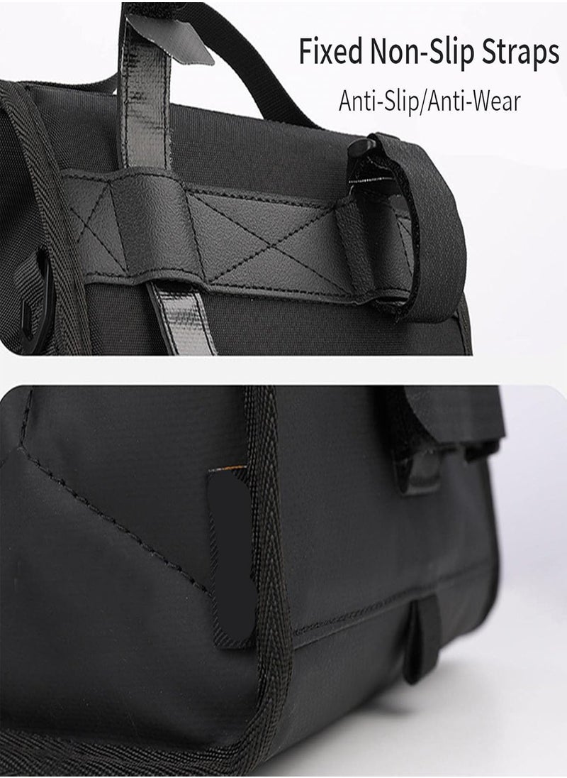 GGOOT - Bike Handlebar Bag - Front Basket Pack,Bike Phone Holder Storage Pouch for Men Women Road Outdoor Crossbar Basket Bicycle Frame Bag Bag Cycling Accessory - Image 1