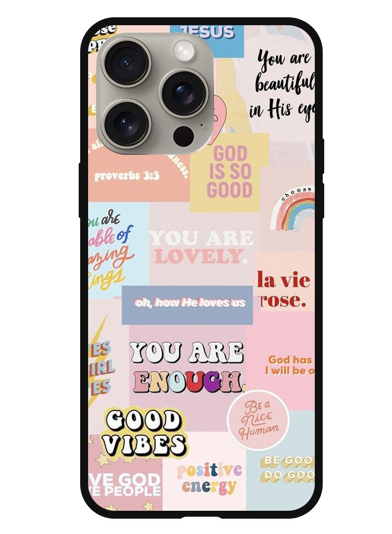 Theodor Protective Case Anti Scratch Shock Proof Bumper Cover For iPhone 15 Pro Collage - Image 1