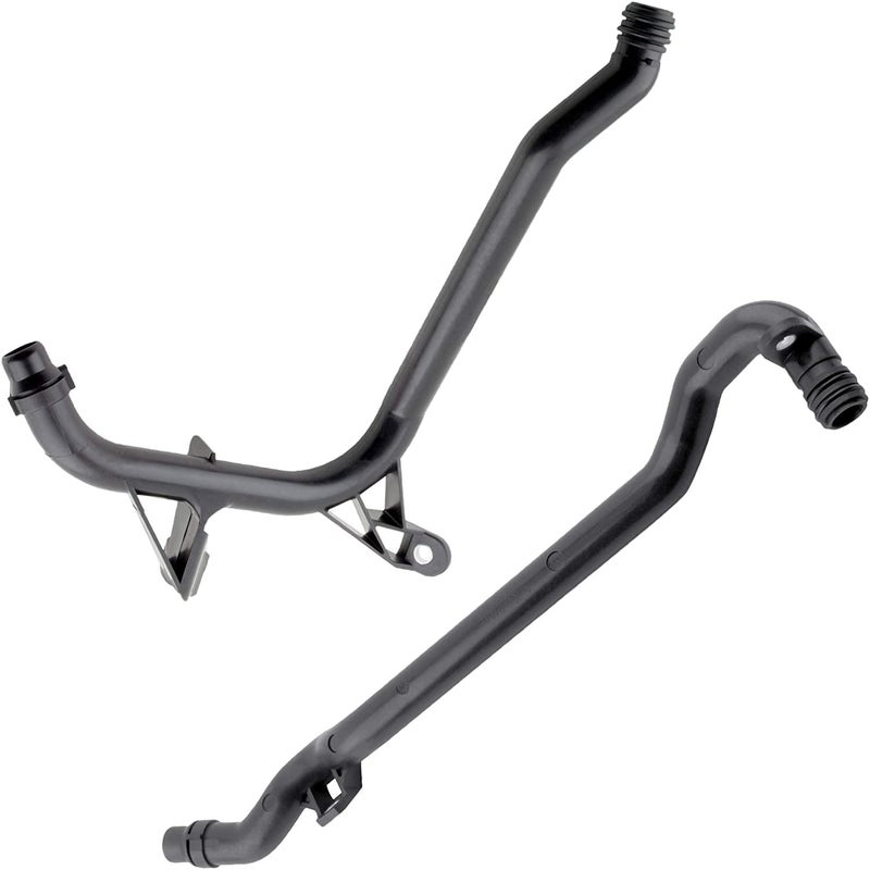 YMAUGP Engine Heater Inlet Water Coolant Pipe Compatible with BMW E36 E39 E46 E85 320i 323i 325i 328i 330i 525i 528i 530i Z3 Z4 2PC Set 11531705210 11537502525 CHP0567 CHP0597 - Image 2