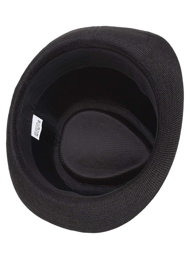 Niue Stylish Fedora Hats, for Mens and Women (Black Color) - Image 3