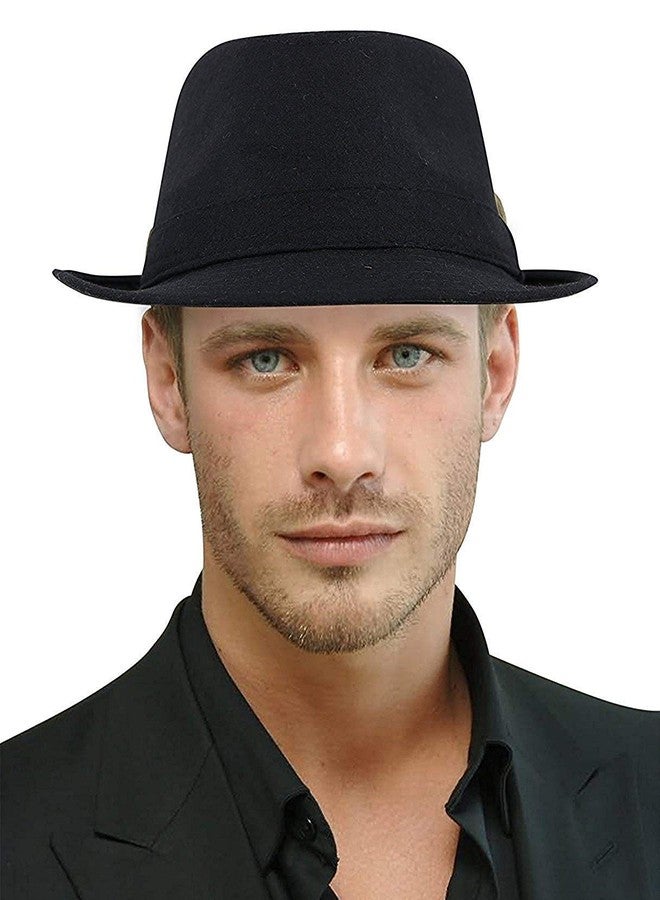 Niue Stylish Fedora Hats, for Mens and Women (Black Color) - Image 2