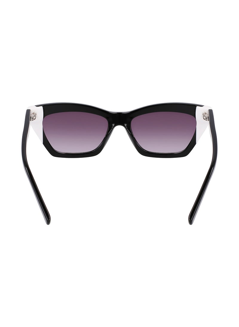 DKNY - Women's Cat Eye Sunglasses - DK547S-001-5516 - Lens Size: 55 Mm - Image 1