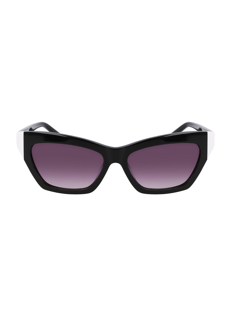 DKNY - Women's Cat Eye Sunglasses - DK547S-001-5516 - Lens Size: 55 Mm - Image 1