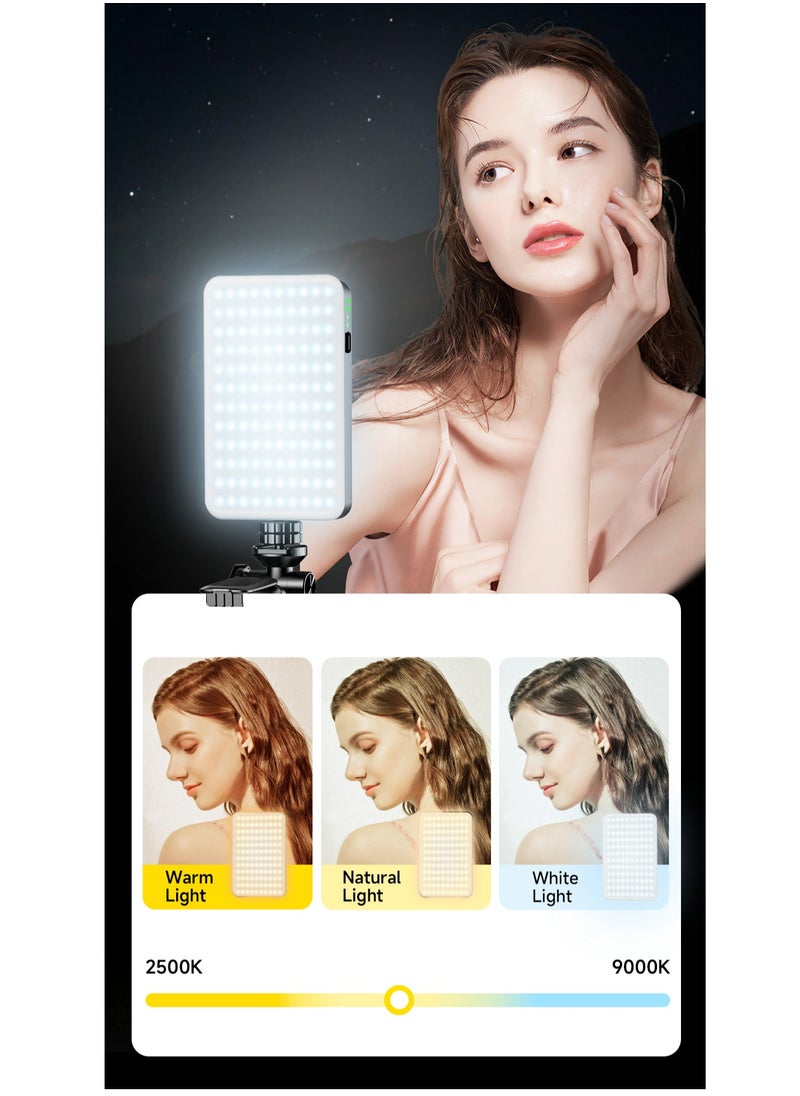 General Photography Fill Light 120 LED 3000mAh , Selfie Light USB Rechargeable for Photo  Video with Front Back Clip for Phones Laptops Makeup TikTok Stream  - Image 3