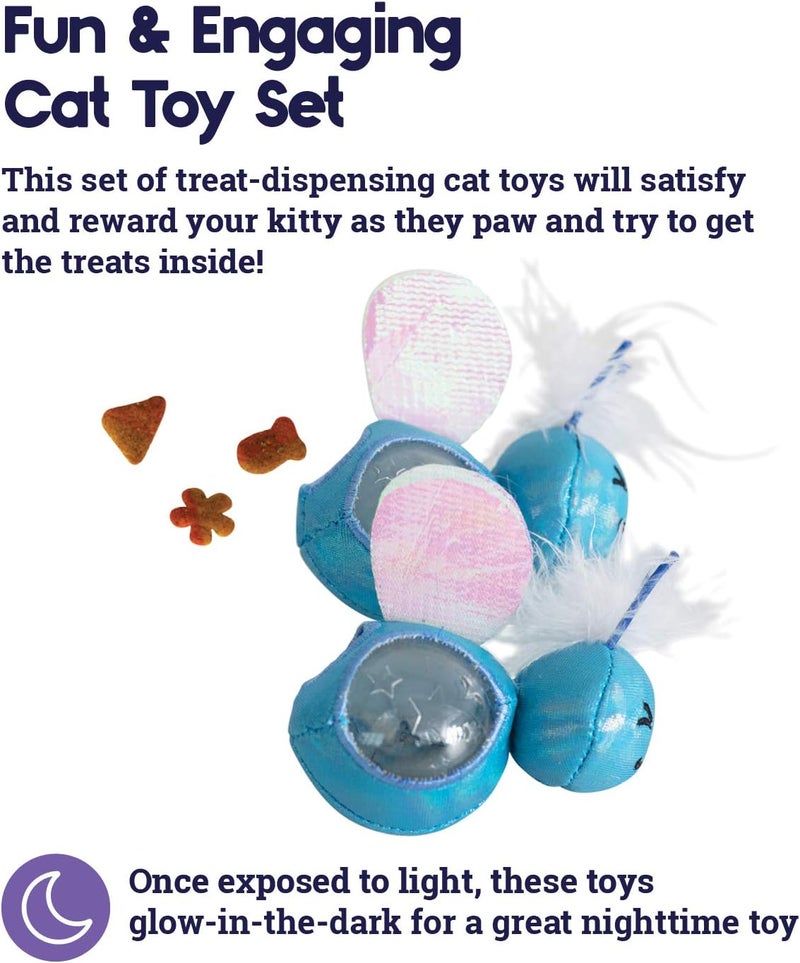 Catstages Firefly Treat Stuffer Glow-in-The-Dark Cat Toy - 2 Pack - Image 2