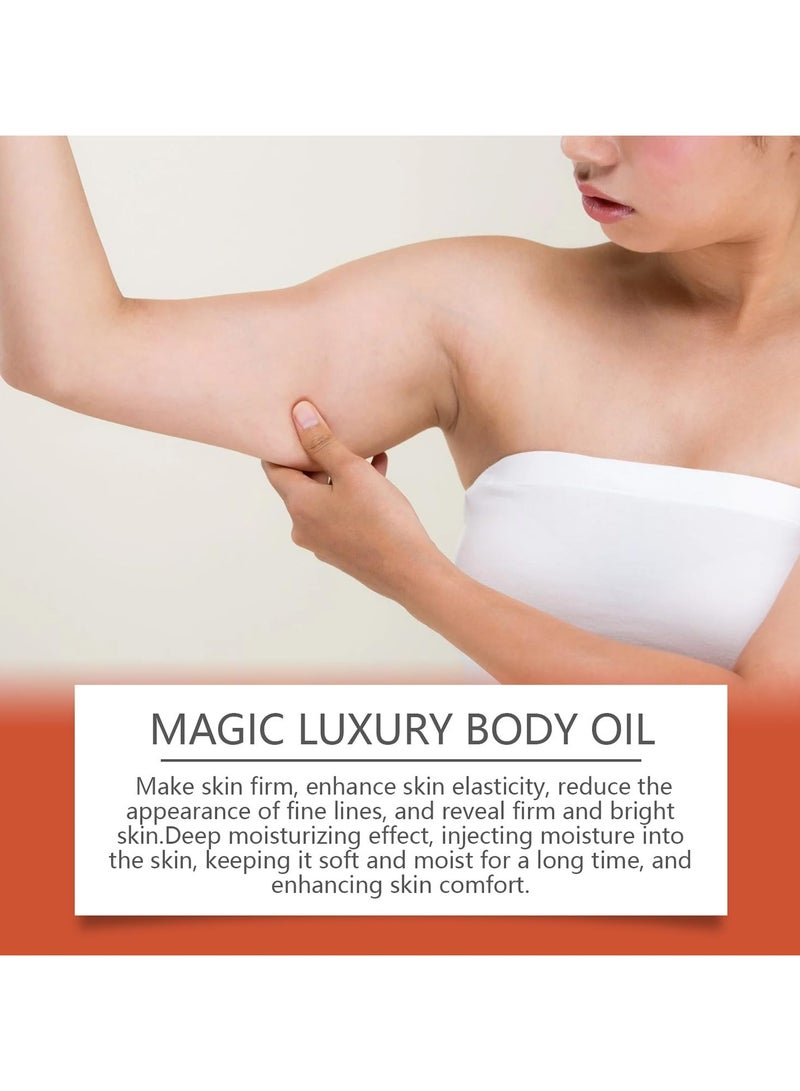 القمر الغربي زيت تثبيت الجسم السحري ، زيت الجسم الفاخر السحري للجلد ، ترطيب وتثبيت زيت الجسم لاستخدام الجسم الكامل (1 قطعة) - Image 3