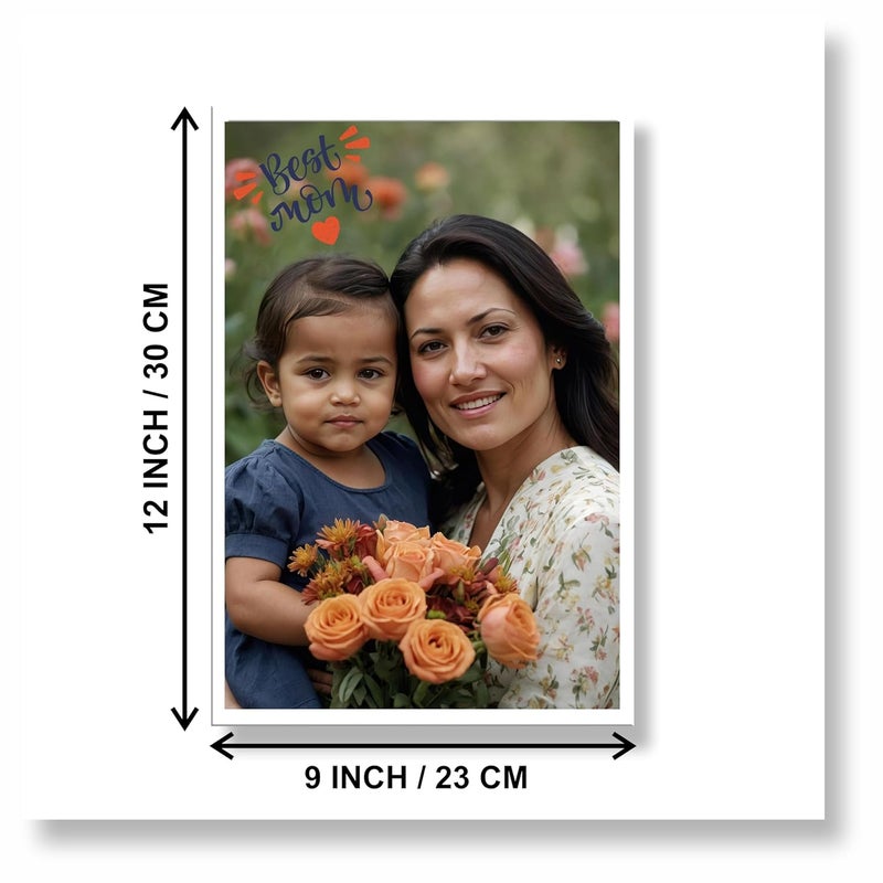 SAF photo frame Best Friends Forever Customized White Frame Photo Frame For home And wall dcorLiving Room And BedroomPersonalized Photo Frame CoupleFamilyand Friends 30 cm x 23 cm PFW18A - Image 2