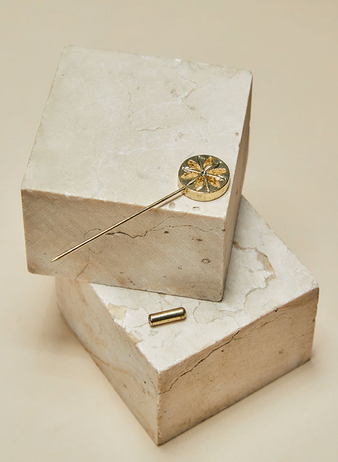 Tie Shop - Pin With Cover - gold For Women