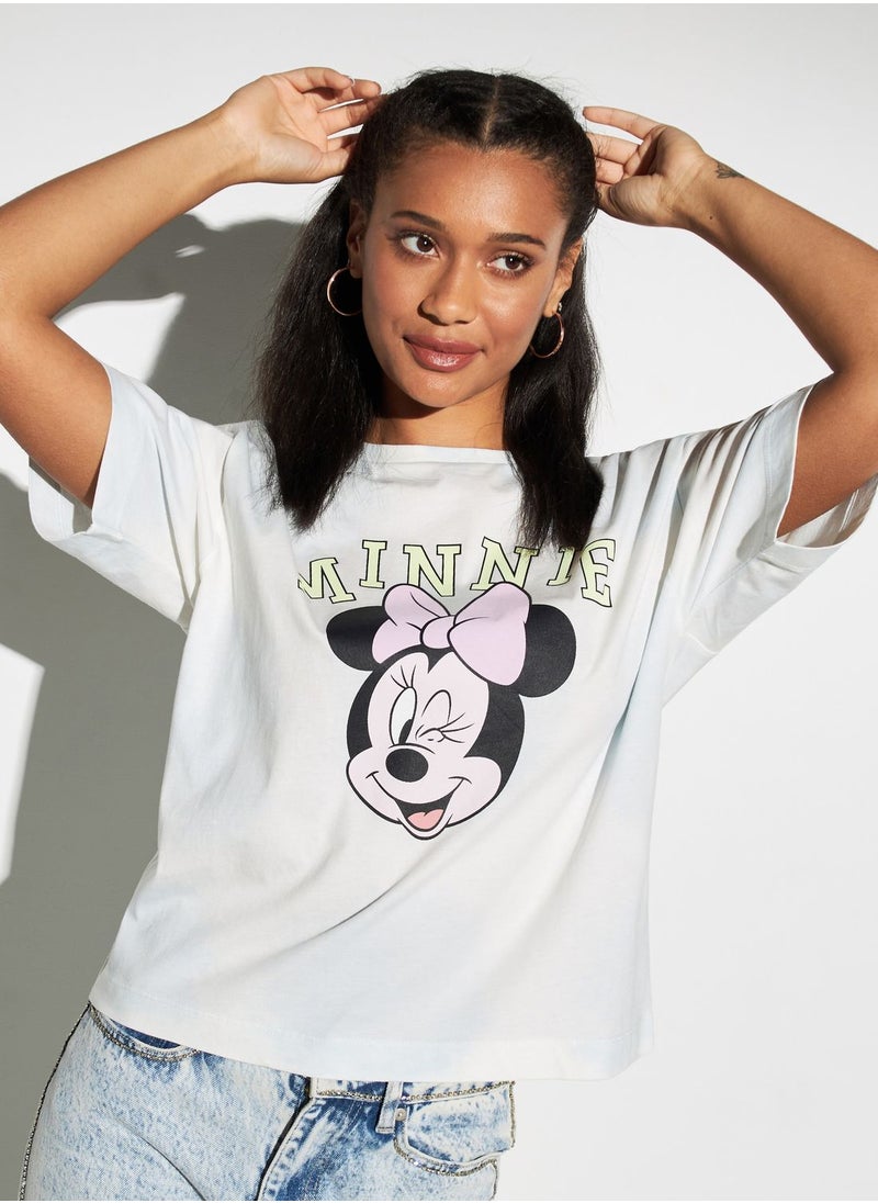 SP Characters Crew Neck Printed T-Shirt  - Image 1