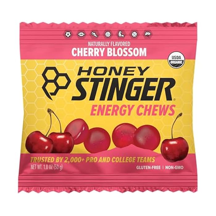 Honey Stinger حلوى الطاقة من هوني ستينجر، زهرة الكرز، 1.8 أونصة - Image 1