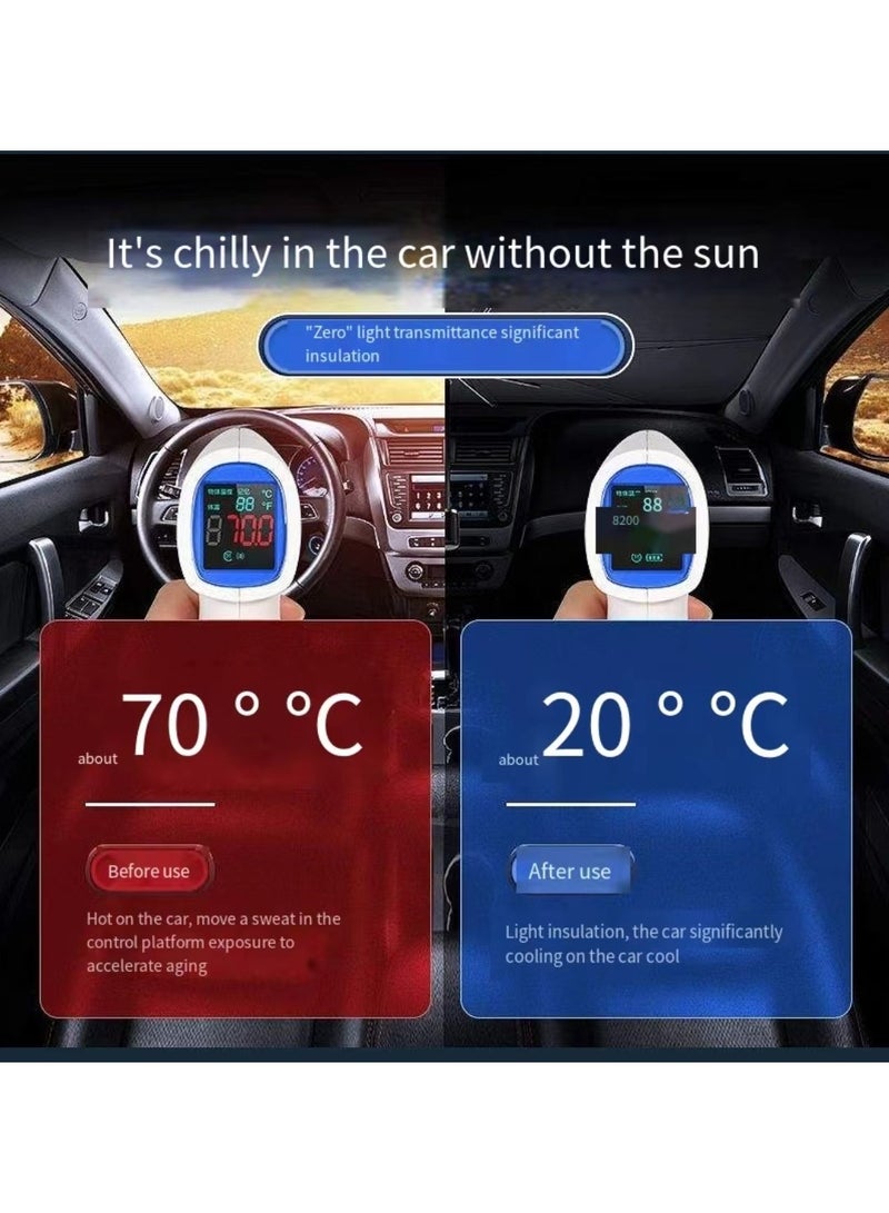 XiuWoo Foldable Car Windshield Sun Shade - Image 4