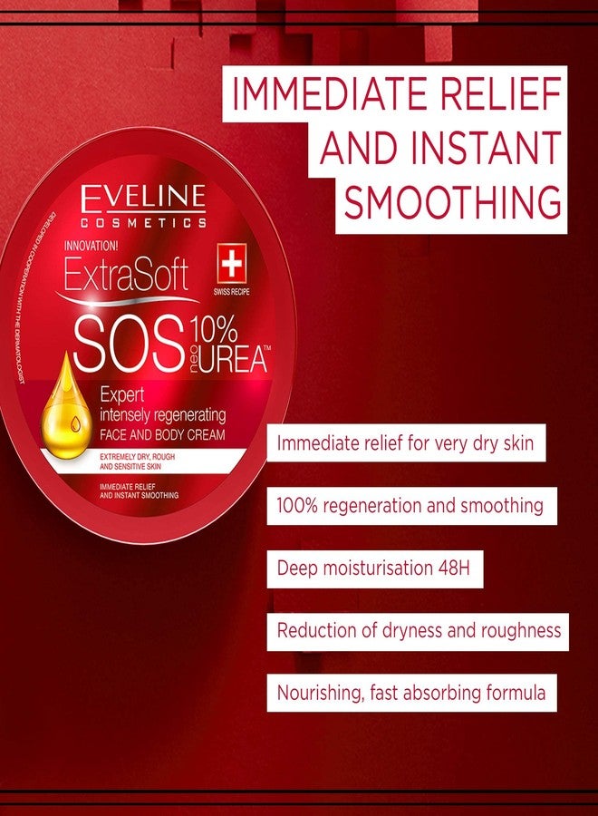 EVELINE COSMETICS SOFT SOS 10% UREA FACE&BODY CREAM 175ML - Image 3