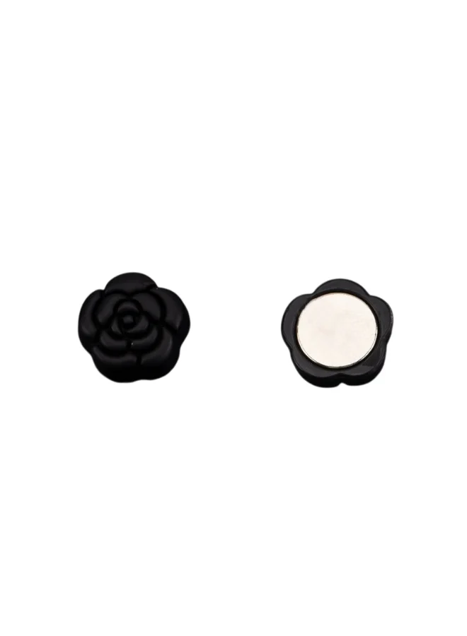 Bidani Assorted Colors Magnetic Rose Hijab Pins (12-Piece Set)