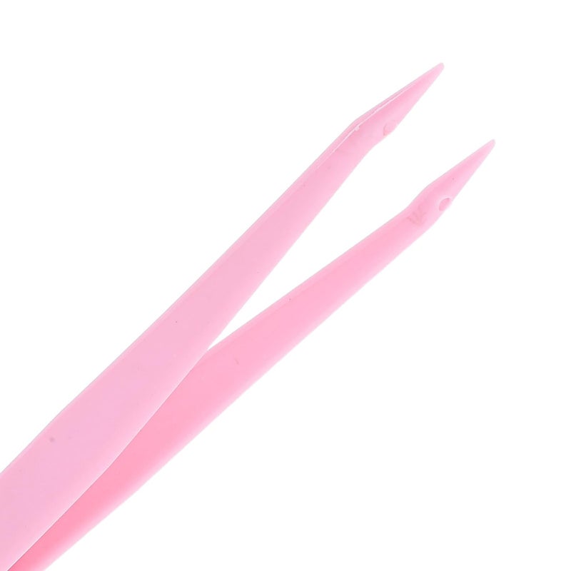 36 Pcs Precision Plastic Tweezers Set Curved Straight Tips Multi Color Crafting - Image 4