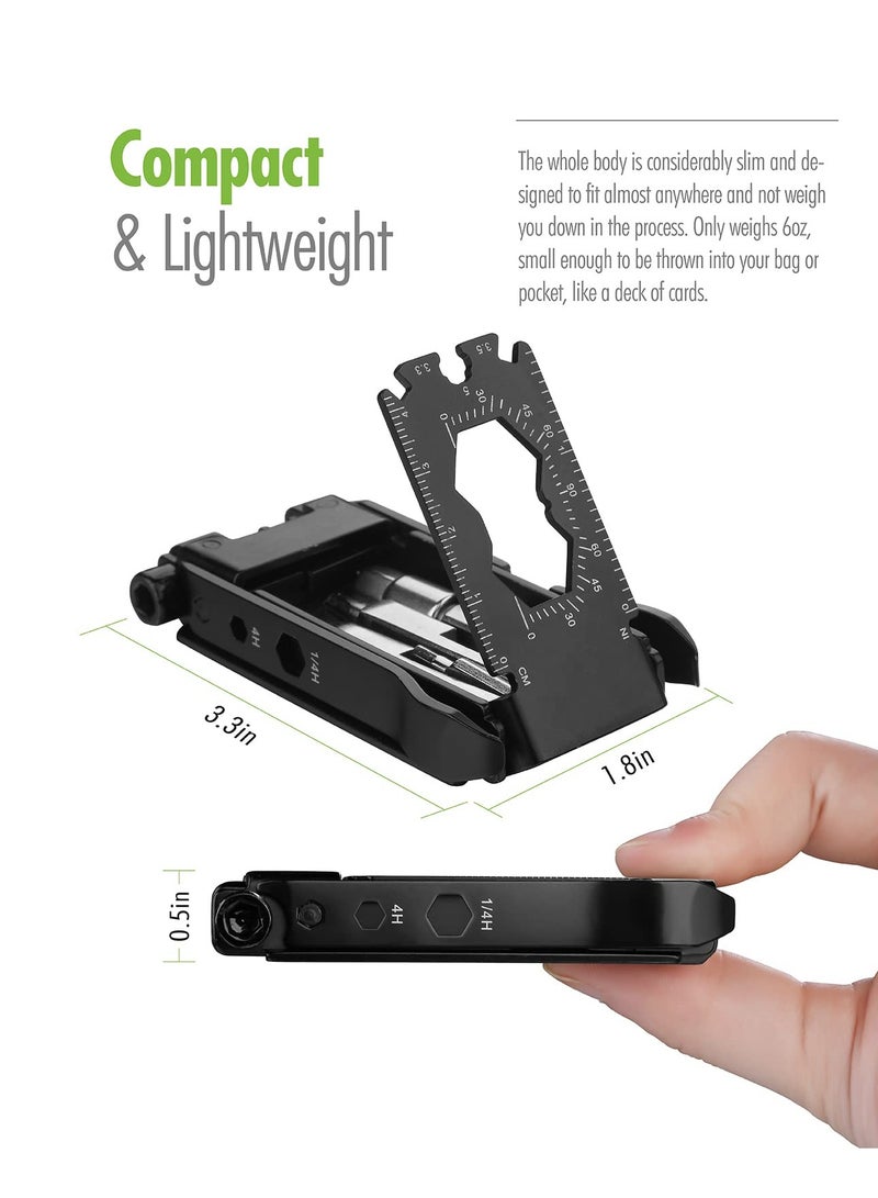 Barakah Bike Repair Tool, Multifunctional Bicycle Performance Portable Foldable Multitool Cycling Kits for Mountain Cyclist and Motorcyclist - Image 2