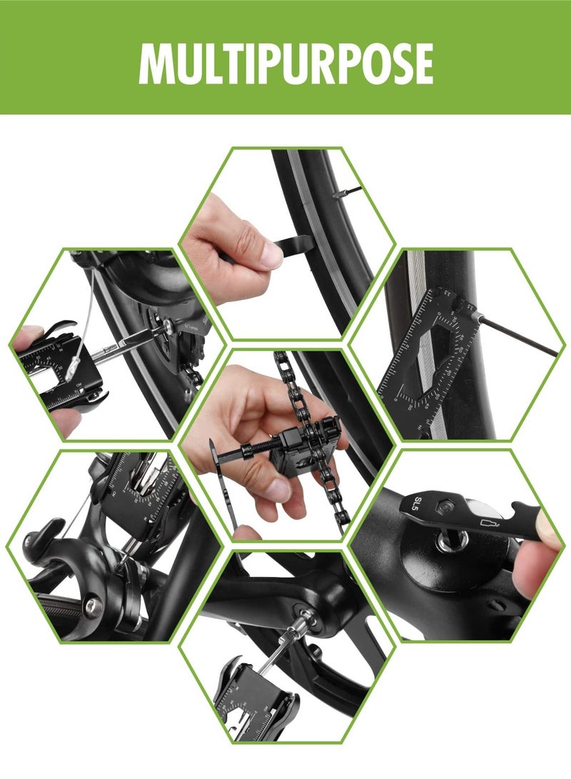 Barakah Bike Repair Tool, Multifunctional Bicycle Performance Portable Foldable Multitool Cycling Kits for Mountain Cyclist and Motorcyclist - Image 5
