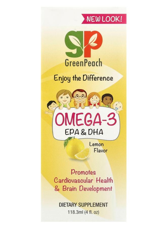Omega 3 EPA & DHA Lemon 4 fl.oz (118.3 ml)