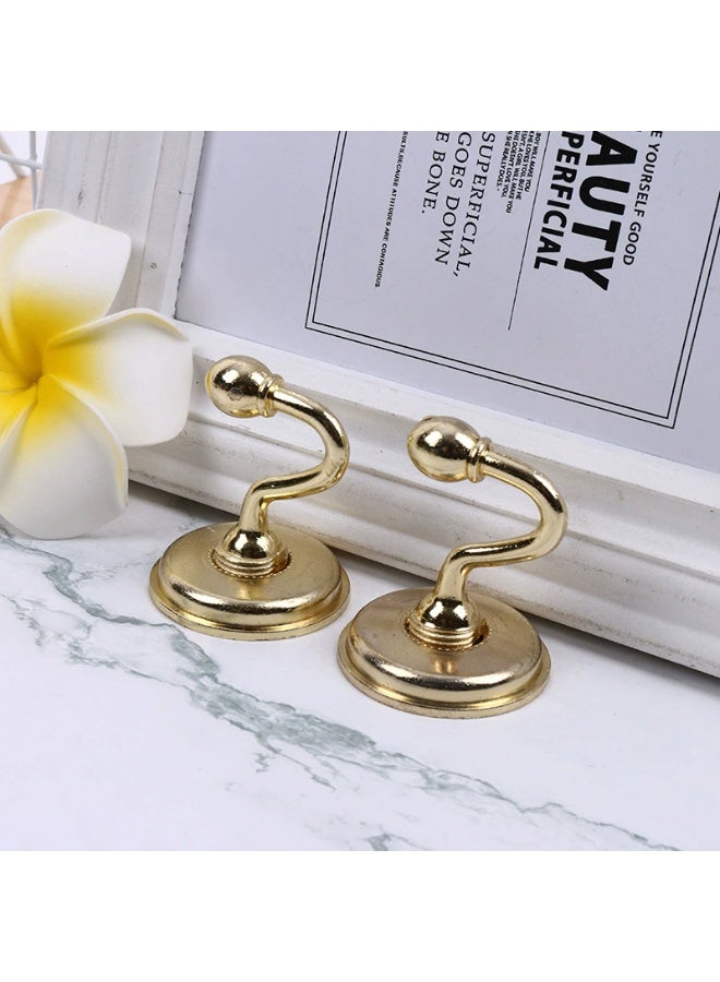 Goolsky 2pcs Vintage Pearl Magnetic Curtain Hooks, Strong Holdback for Small, Thin, Light-Transmitting Drapes, Easy Clip Design, Magnetic Hooks for Hanging  - Image 2