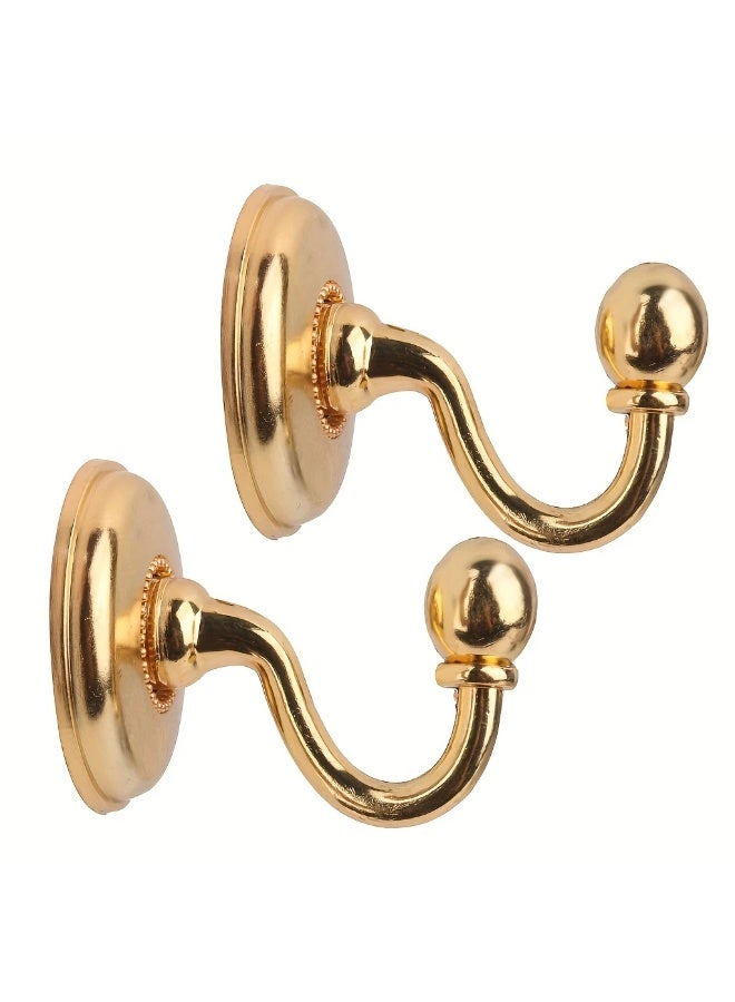 Goolsky 2pcs Vintage Pearl Magnetic Curtain Hooks, Strong Holdback for Small, Thin, Light-Transmitting Drapes, Easy Clip Design, Magnetic Hooks for Hanging  - Image 1
