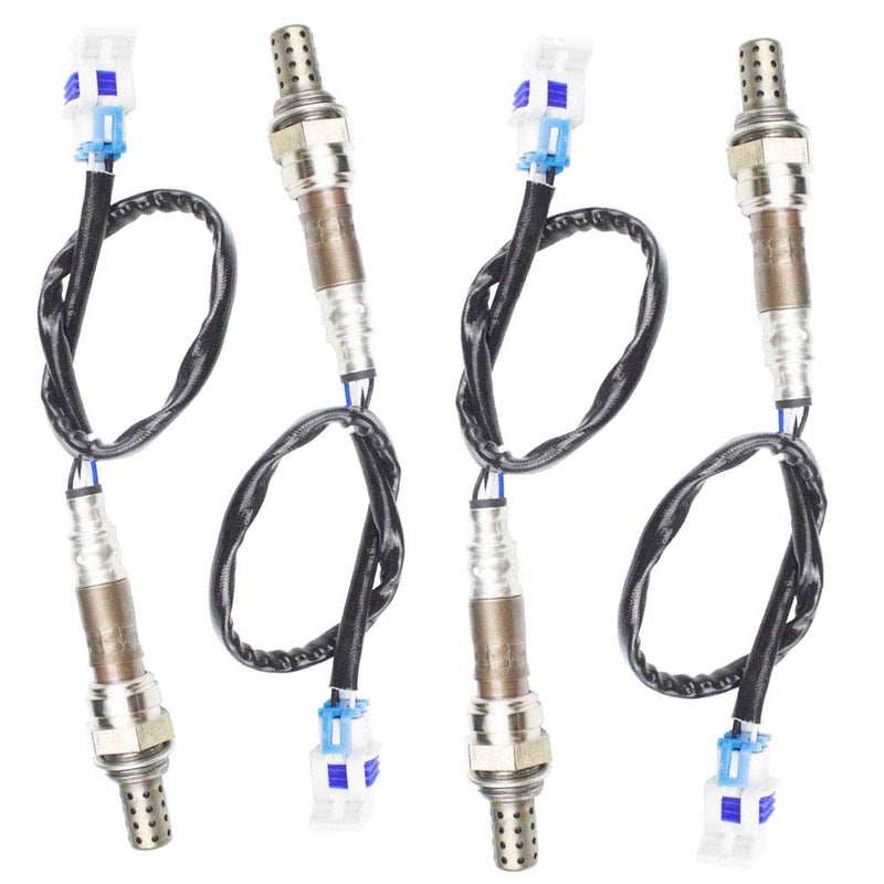higherbro 4PCS Oxygen O2 Sensor for 2003 2004 2005 Chevrolet Chevy Silverado 1500 43L48L Upstream  Downstream