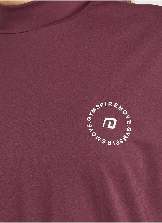 Styli - Gymspire Edition - Label & Logo Extreme Drop Shoulder Top - Image 1