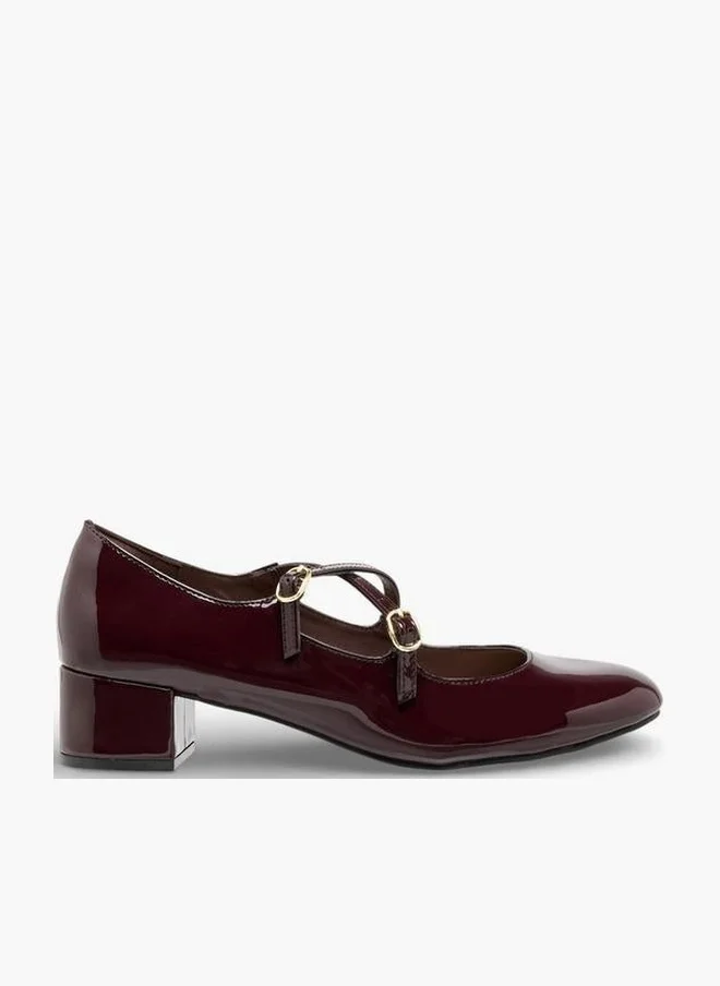 سيليست Women Buckle Closure Block Heel Shoes