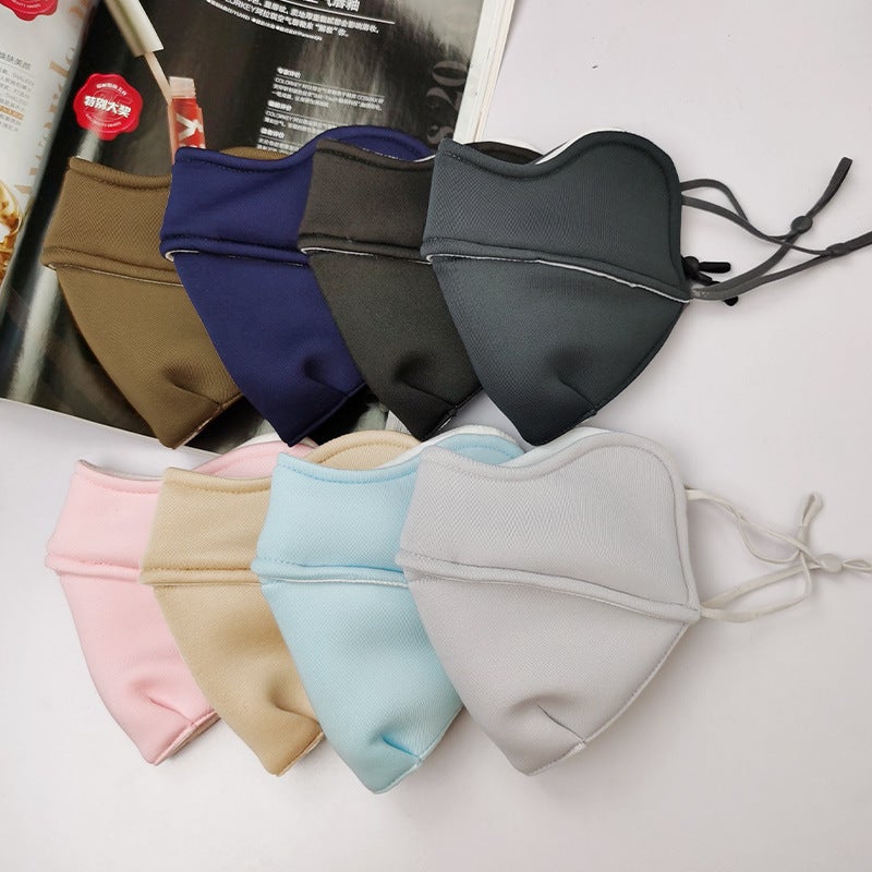 New Warm Mask Winter Cold Protection Men's and Women's Eye Corner Thickened Riding Mask Pure Cotton Mask Washing - Image 5