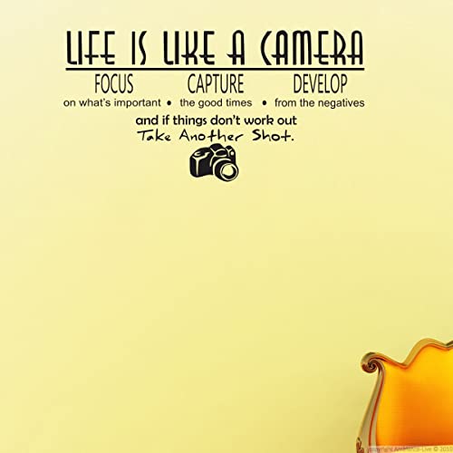 Sticker Studio Camera Wall Sticker and Decals Vinyl, (58 Cm X 28 Cm) - Image 2
