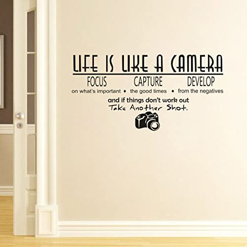 Sticker Studio Camera Wall Sticker and Decals Vinyl, (58 Cm X 28 Cm) - Image 5