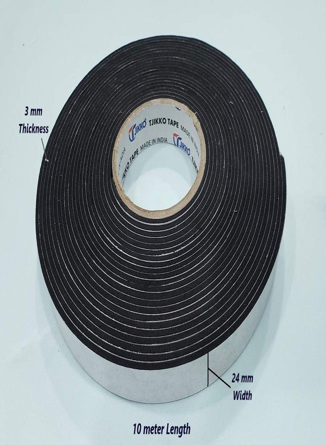 TJIKKO Double Sided Gasket Tape 24mm width 3mm thick 10meter length (Pack of 1) - Image 2