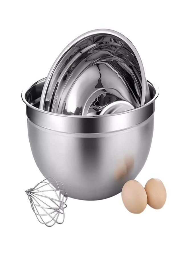 vitasunhow Stainless Steel Mixing Bowl for Baking Cooking and Food Storage Metal Kitchen Aid Mixing Bowls 5 Quart - Image 2