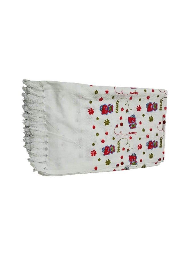 Cotton Colors Cartoon Printed Soft Cotton Bath Towels, Soft Multi Colored Towels,Long Bath Towels Size - 60X30 (Set of 3)_YA115 - Image 2