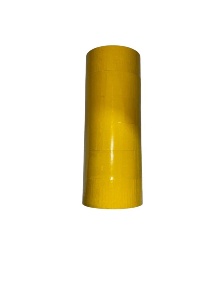 Generic Color adhesive tape (Yellow) (6 rolls) (Soltip), 50 meters, width 4.2 cm  - Image 1