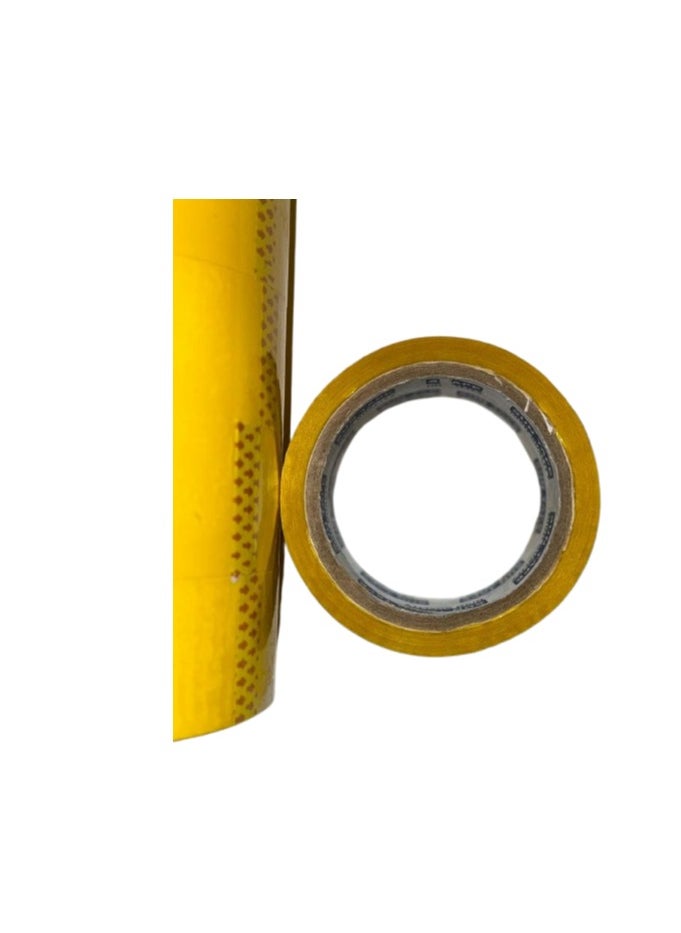 Generic Color adhesive tape (Yellow) (6 rolls) (Soltip), 50 meters, width 4.2 cm  - Image 2