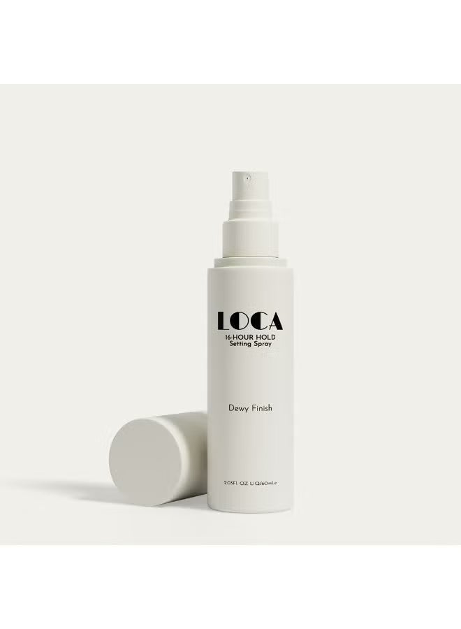 Loka Dewy Setting Spray – Makeup Setting Spray with Dewy Finish, Up to 16-Hour Wear – 60 ml - Image 1