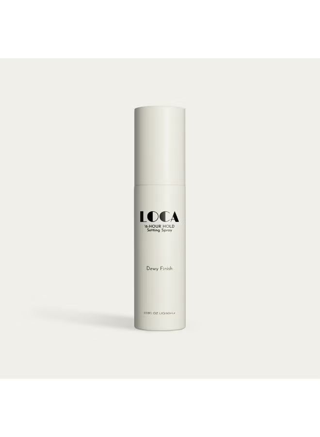 Loka Dewy Setting Spray – Makeup Setting Spray with Dewy Finish, Up to 16-Hour Wear – 60 ml - Image 3