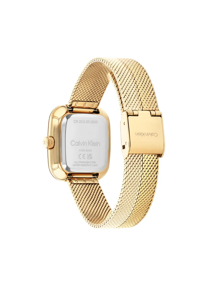 كالفن كلاين Twist Mesh Strap Analog Bracelet Watch