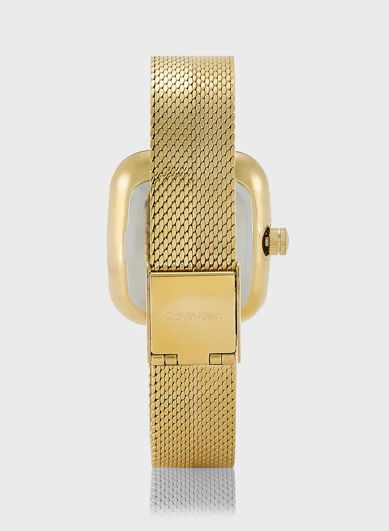 CALVIN KLEIN Twist Mesh Strap Analog Bracelet Watch
