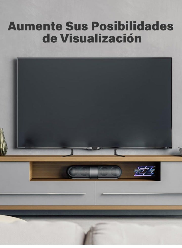 ELTRAZONE TV Stand, Universal Table TV Stand for 37 to 75 Inch LED LCD Plasma Flat Screen TVs, TV Legs, Supports up to 45 kg, VESA Max. 600 x 400 mm - Image 2