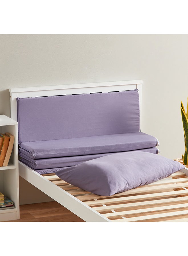 Home Box Flex Single Foam Foldable Travel Mattress With Pillowcase 180x3x90 cm - Image 5