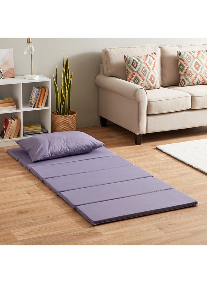 Home Box Flex Single Foam Foldable Travel Mattress With Pillowcase 180x3x90 cm - Image 3