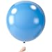 LovesTown 4PCS Large 36inch Light Blue Balloons Light Blue Latex Big Balloons for Birthday Baby Shower Graduation Engagement Anniversary Wedding Party Supplies - Image 2